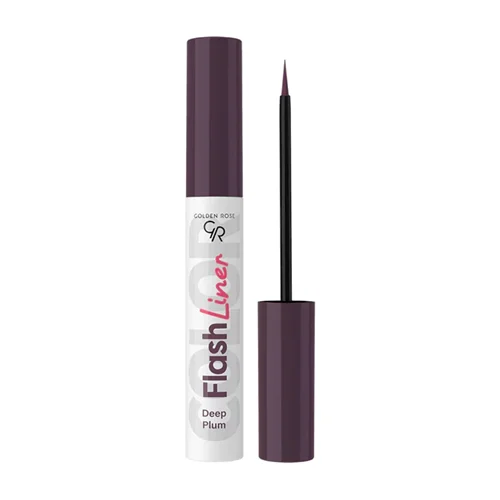 خط چشم مویی گلدن رز مدل Flash Lash رنگ بنفش تیره^