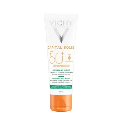 ضد آفتاب مات کننده 3 در 1 ویشی SPF50^