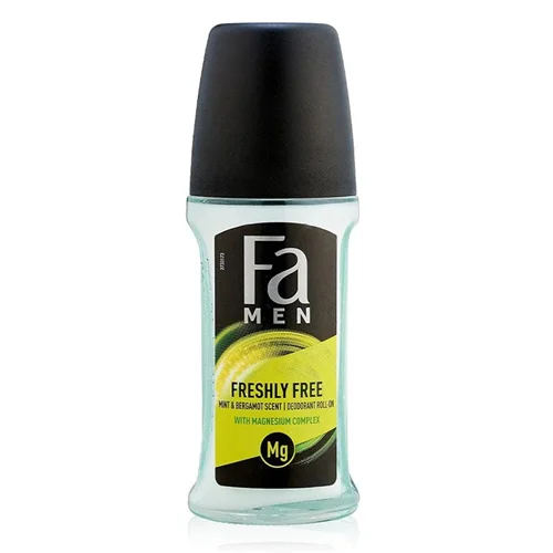 رول دئودورانت و ضد تعریق فا مدل Freshly Free for Men with Mint & Bergamot^
