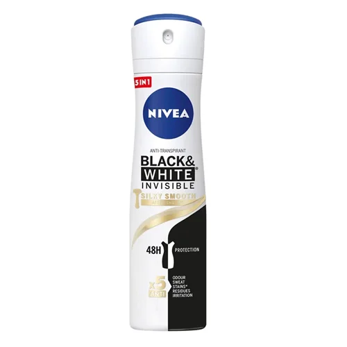 اسپری ضد تعریق زنانه نیوا مدل Black & White Silky Smooth^