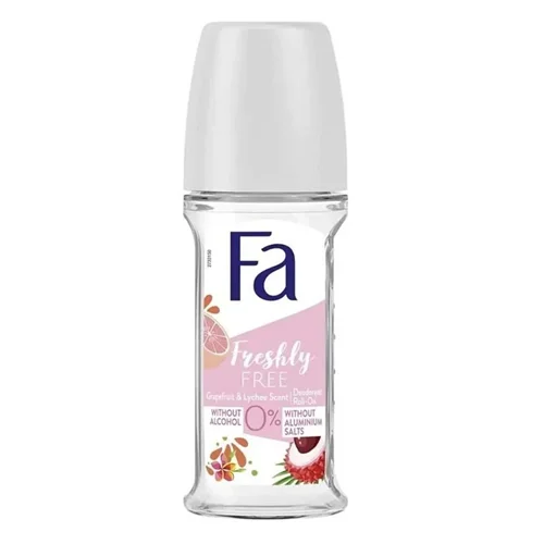 رول دئودورانت و ضد تعریق بدون آلومینیوم فا مدل Freshly Free with Grapefruit Scent^