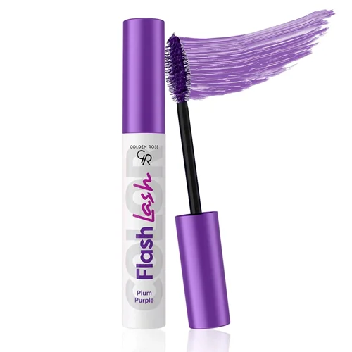 ریمل حجم دهنده گلدن رز مدل Flash Lash رنگ بنفش^