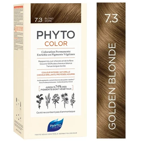 رنگ مو بدون آمونیاک فیلو رنگ بلوند طلایی شماره 7.3