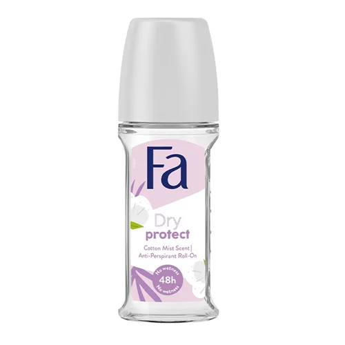 رول دئودورانت و ضد تعریق فا مدل Dry Protect Cotton Mist^