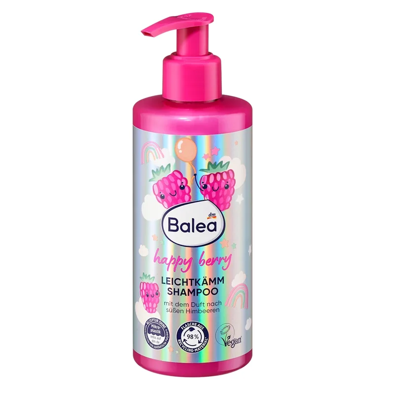 شامپو بچه ضد گره خوردگی مو باله آ مدل هپی بری حجم 250 میلی لیتر^