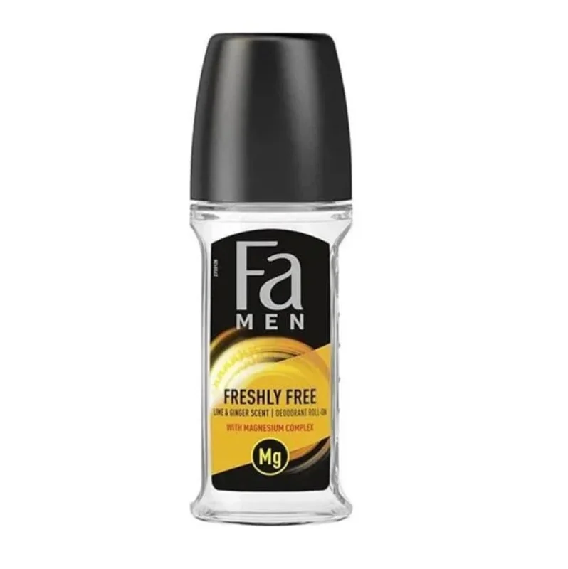 رول دئودورانت و ضد تعریق فا مدل Freshly Free with Lemon & Ginger^